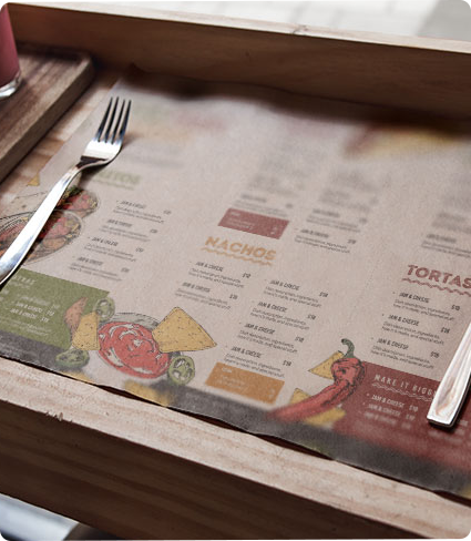 Tablecloth Menu